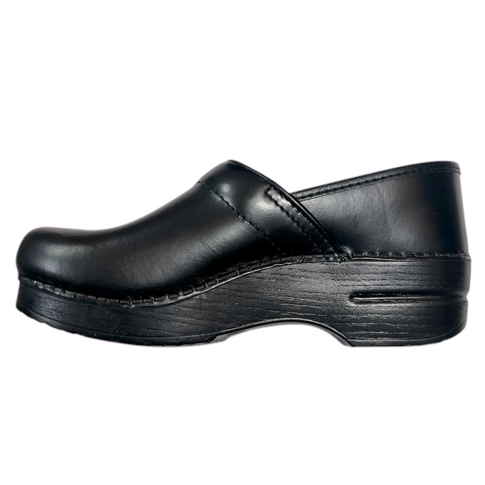 Dansko Professional Clogs Black Leather NEW Classic Supportive Comfy Size 7 & 8 - Picture 7 of 8